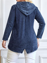 Veste en jean à capuche Ziva